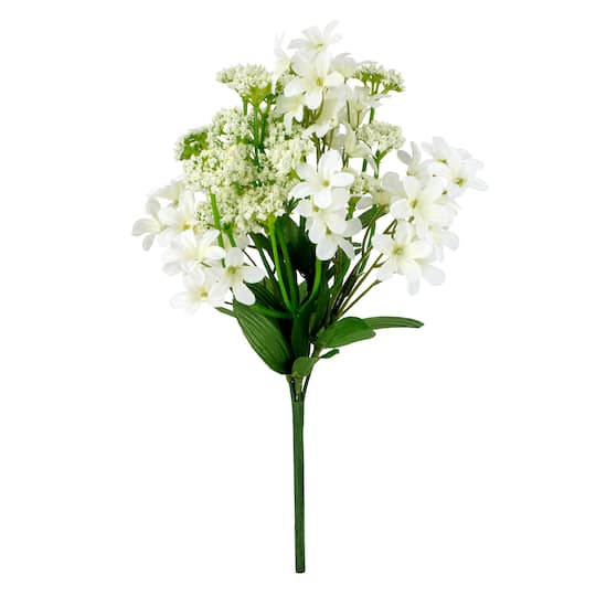 11" Cream Queen Anne's Lace & Daisy Mix Pick by Ashland®